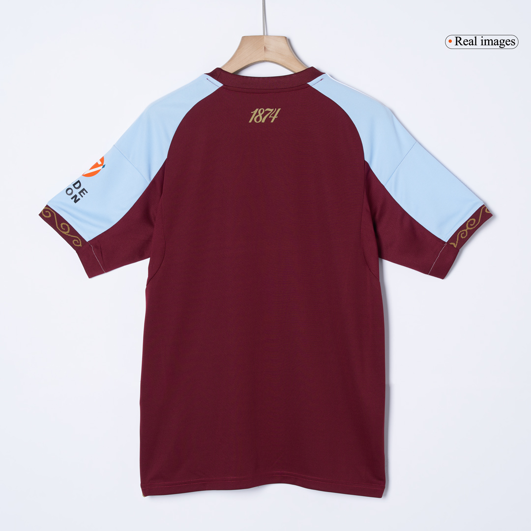 Aston Villa Soccer Jersey Home Custom Shirt 2025/26 - bestsoccerstore