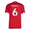 Authentic KERKEZ #6 Soccer Jersey Liverpool Home Shirt 2025/26 - bestsoccerstore