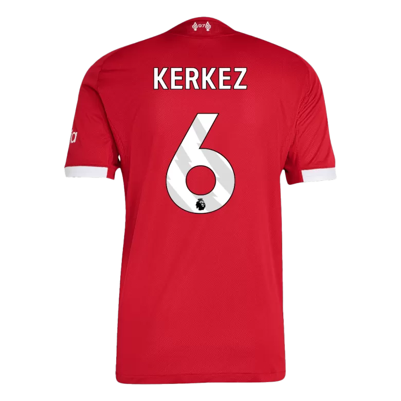 Authentic KERKEZ #6 Soccer Jersey Liverpool Home Shirt 2025/26 - bestsoccerstore