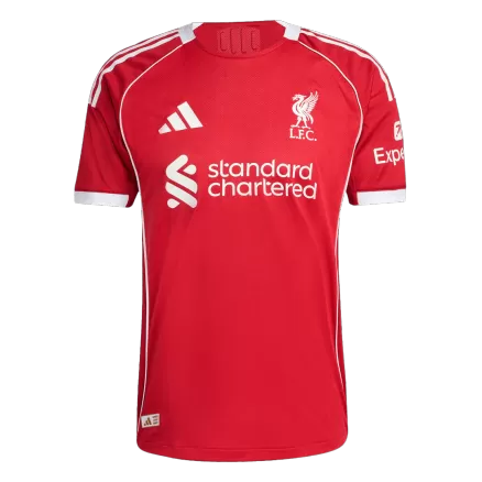 Authentic Liverpool Jersey Custom Soccer Jersey Home 2025/26 - bestsoccerstore