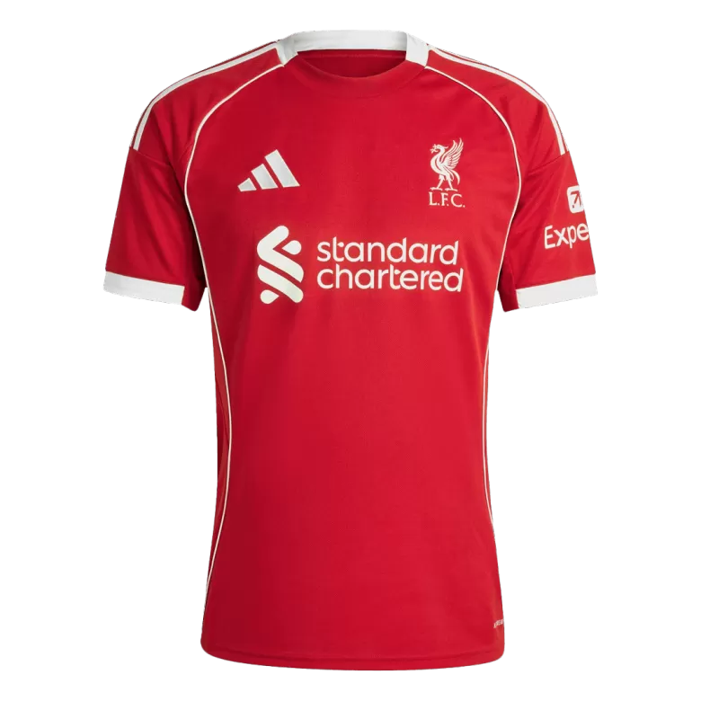 Liverpool Soccer Jersey Home Custom Shirt 2025/26 - bestsoccerstore