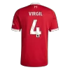 VIRGIL #4 Liverpool Soccer Jersey Home Custom Shirt 2025/26 - bestsoccerstore