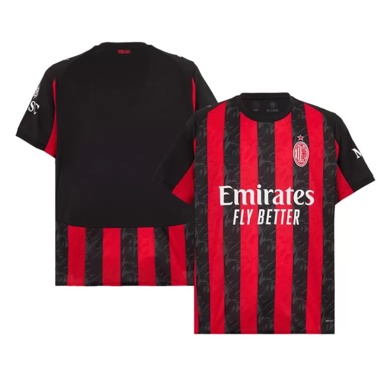AC Milan Soccer Jersey Home Custom Shirt 2025/26 - bestsoccerstore