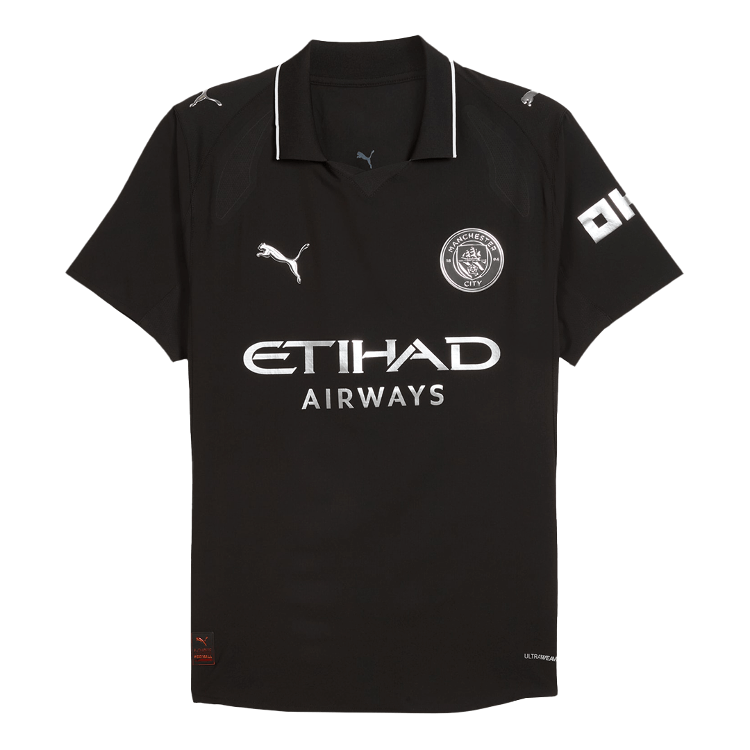Manchester City Away Custom Player Version Soccer Jersey 2025/26 - bestsoccerstore