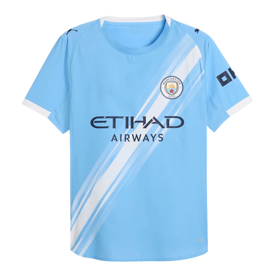 Manchester City Home Custom Player Version Soccer Jersey 2025/26 - bestsoccerstore