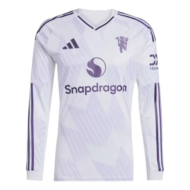 Manchester United Long Sleeve Jersey Away Football Shirt 2025/26 - bestsoccerstore