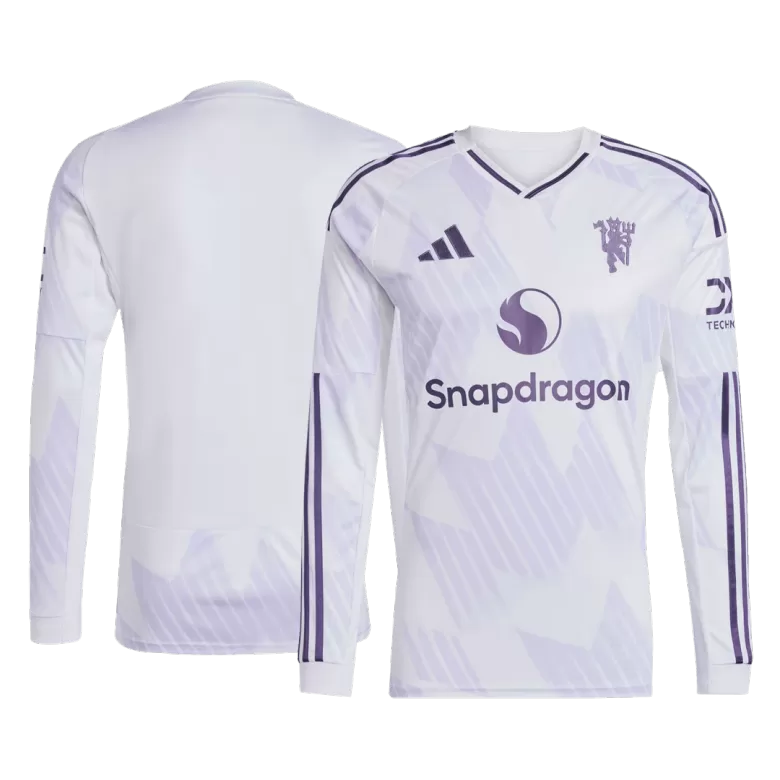 Manchester United Long Sleeve Jersey Away Football Shirt 2025/26 - bestsoccerstore