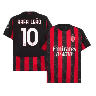 AC Milan Jersey Custom RAFA LEÃO #10 Soccer Jersey Home 2025/26 - bestsoccerstore
