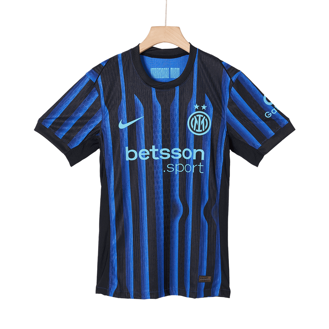 Inter Milan Home Custom Player Version Soccer Jersey 2025/26 - bestsoccerstore