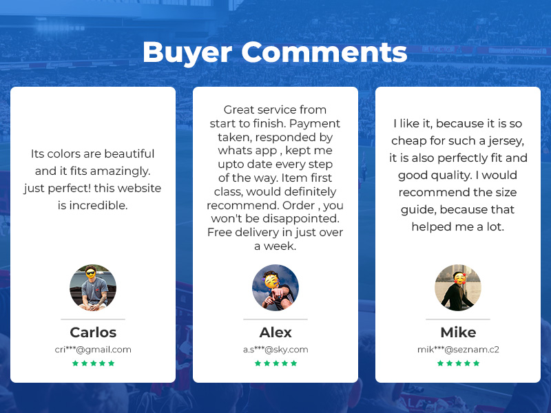 buyers'comment banner - bestsoccerstore
