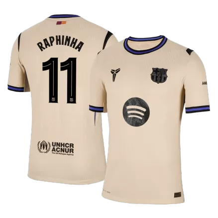 Authentic RAPHINHA #11 Soccer Jersey Barcelona x Kobe Bryant Away Shirt 2025/26 -UCL - bestsoccerstore