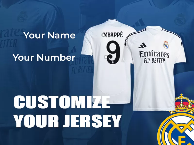 Real Madrid Customize jerseys - bestsoccerstore