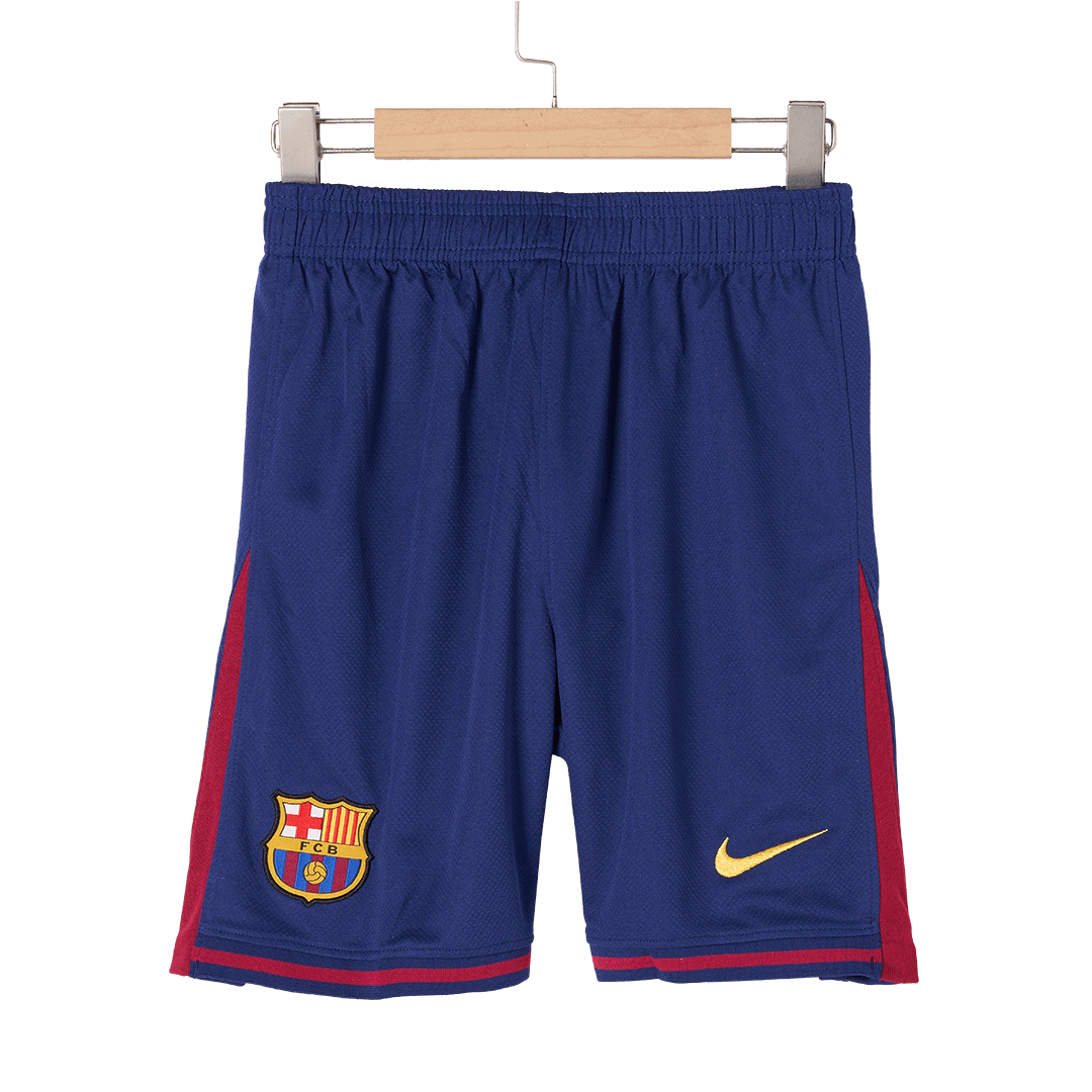 Barcelona Soccer Shorts Custom Home 2025/26