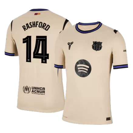 Authentic RASHFORD #14 Soccer Jersey Barcelona x Kobe Bryant Away Shirt 2025/26 - UCL - bestsoccerstore