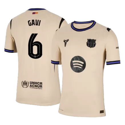 Authentic GAVI #6 Soccer Jersey Barcelona x Kobe Bryant Away Shirt 2025/26 -UCL - bestsoccerstore