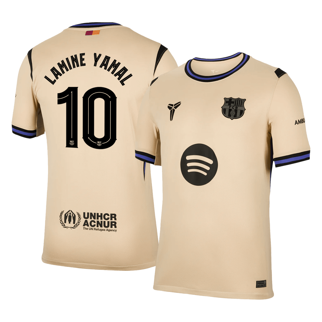 LAMINE YAMAL #10 Barcelona x Kobe Bryant Soccer Jersey Away Custom Shirt 2025/26 - UCL - bestsoccerstore