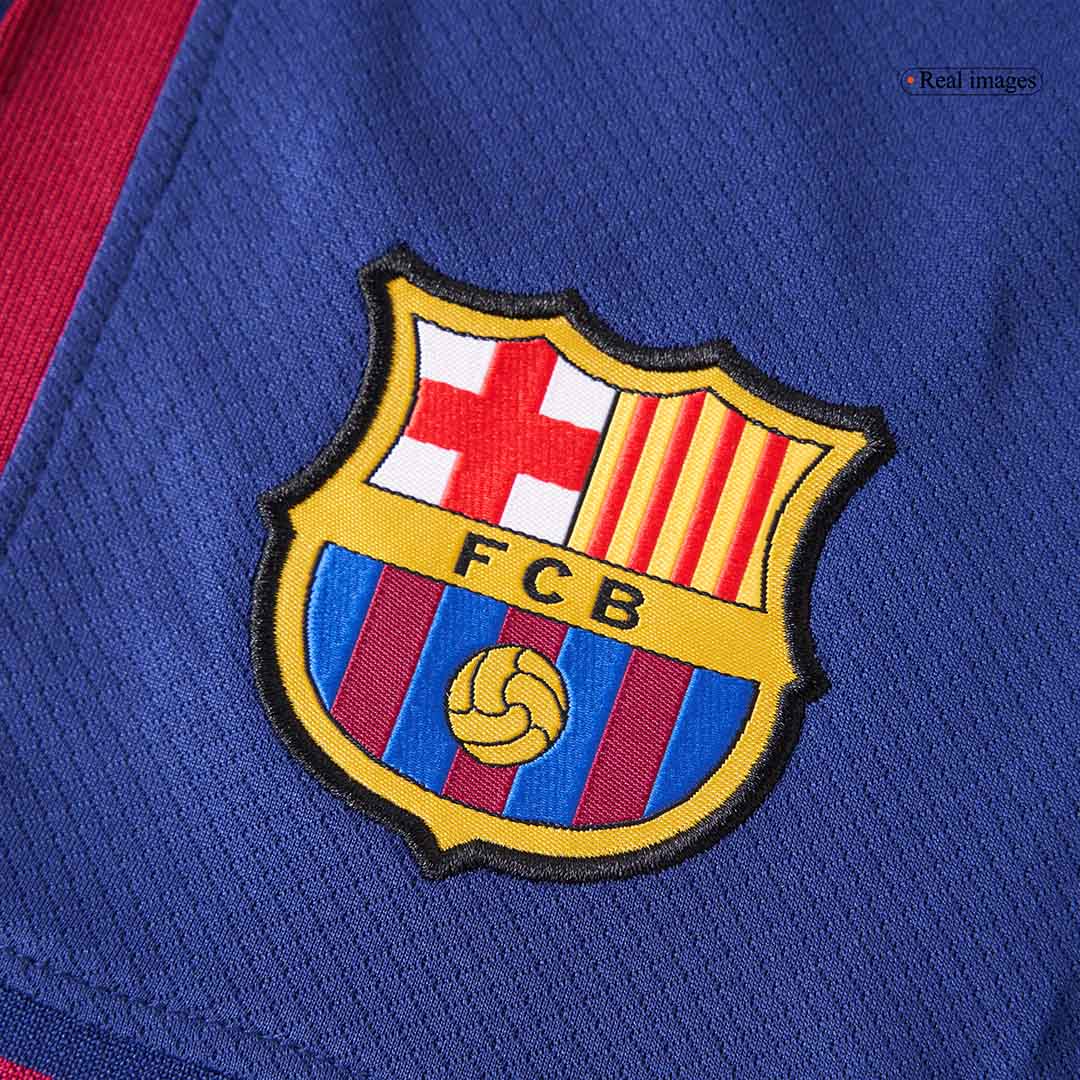 Barcelona Soccer Shorts Custom Home 2025/26 - bestsoccerstore