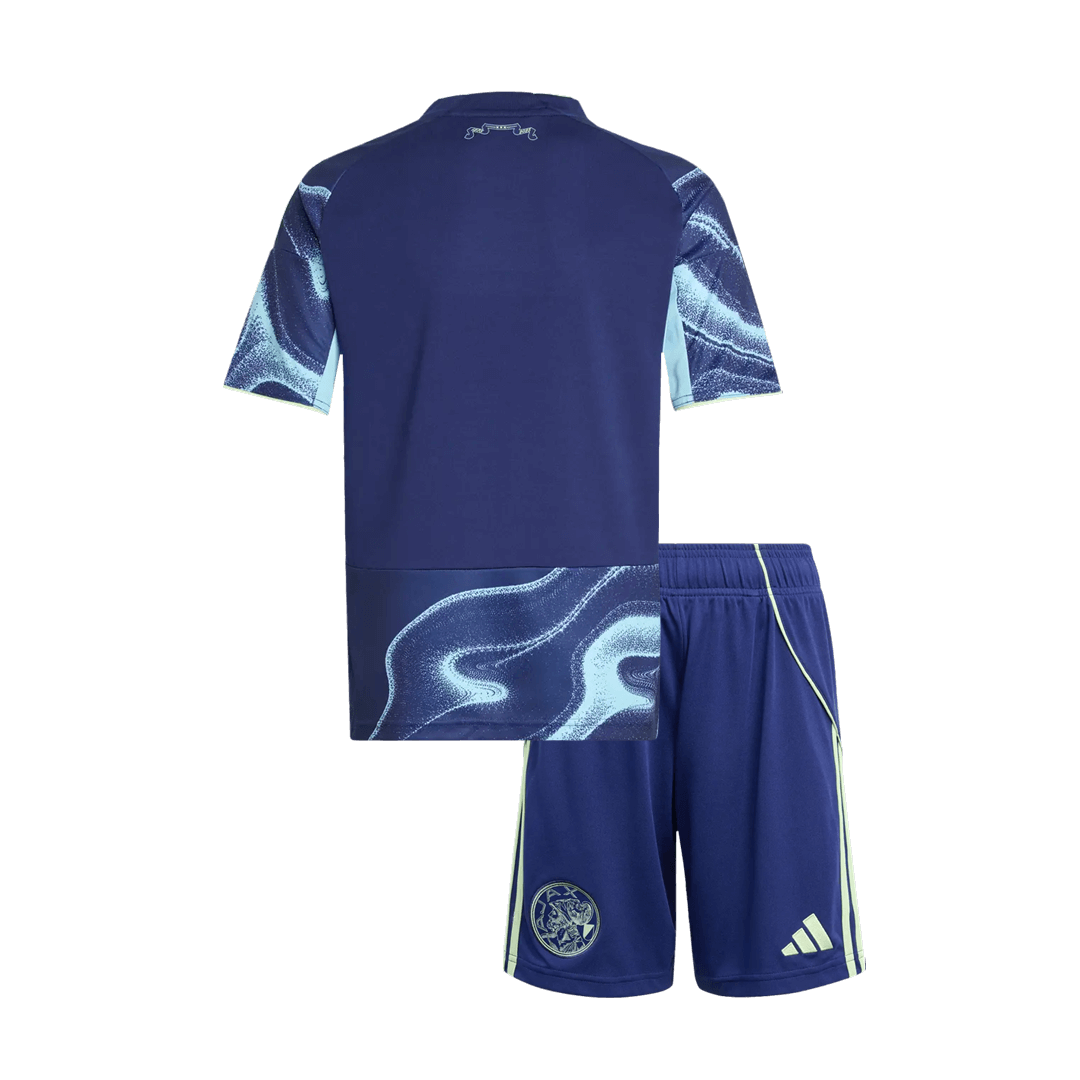 Kids Ajax Away Custom Soccer Kits 2025/26 - bestsoccerstore
