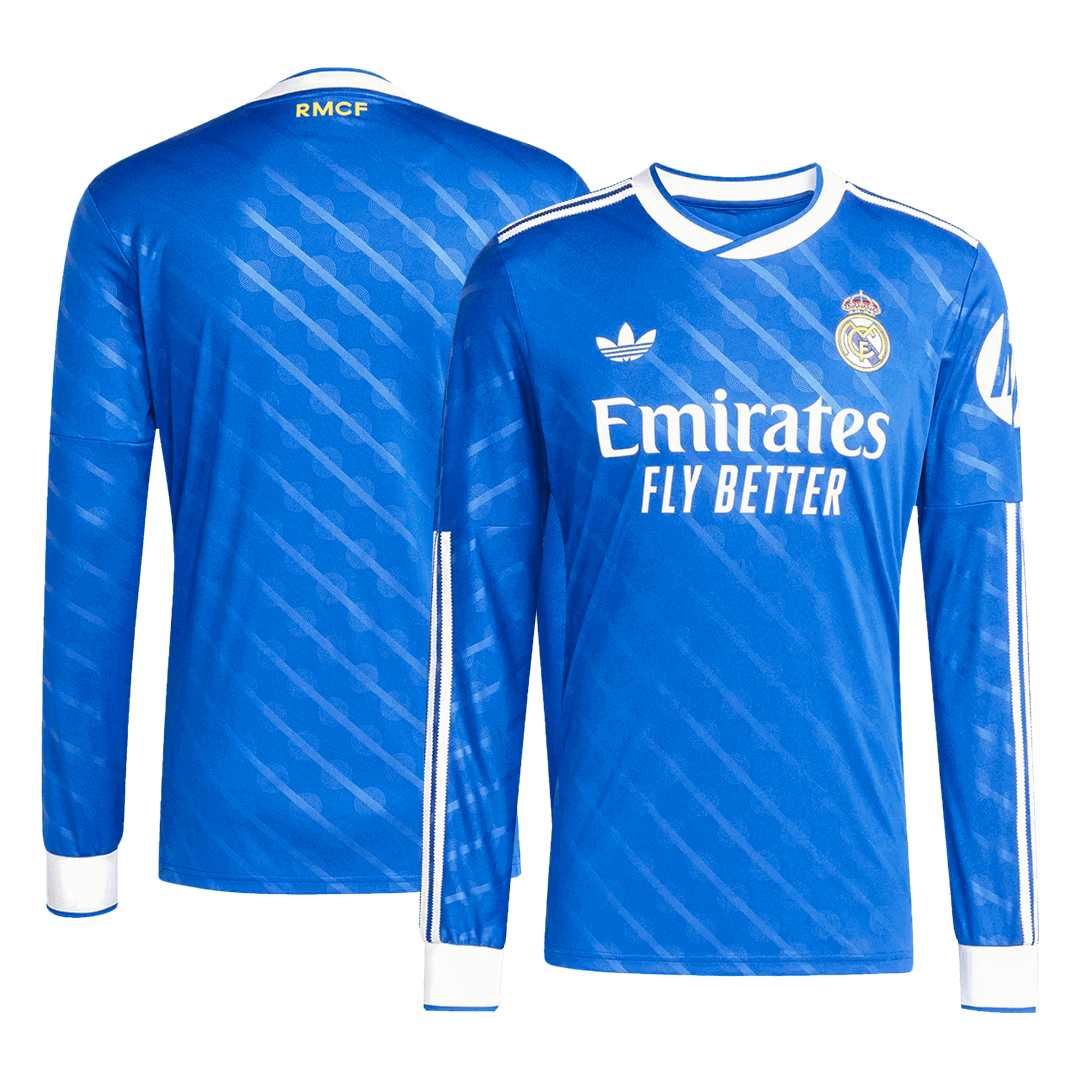 Real Madrid Long Sleeve Jersey Third Away Football Shirt 2025/26