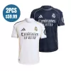 2 Pack - Authentic Real Madrid 25/26 Home & Away Soccer Jersey Combination - bestsoccerstore