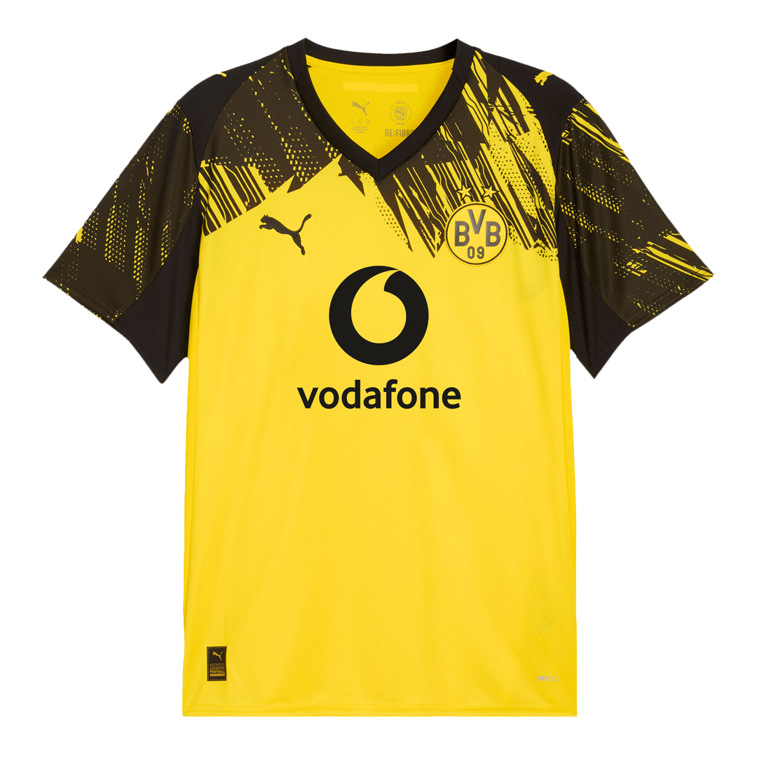 Borussia Dortmund Home Soccer Jersey 2025/26 Yellow - bestsoccerstore