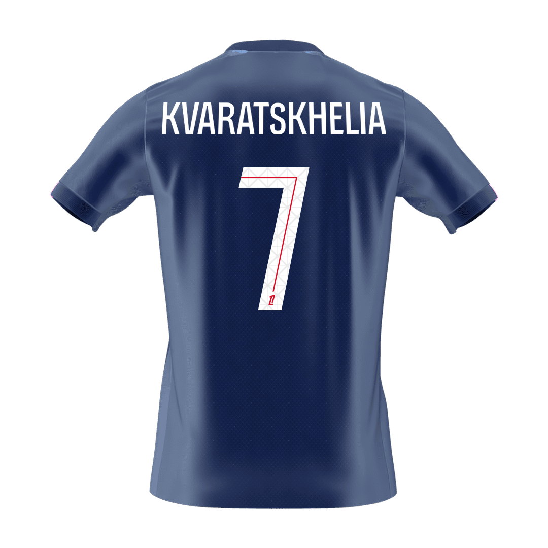 KVARATSKHELIA #7 PSG Soccer Jersey Home 2025/26 Shirt