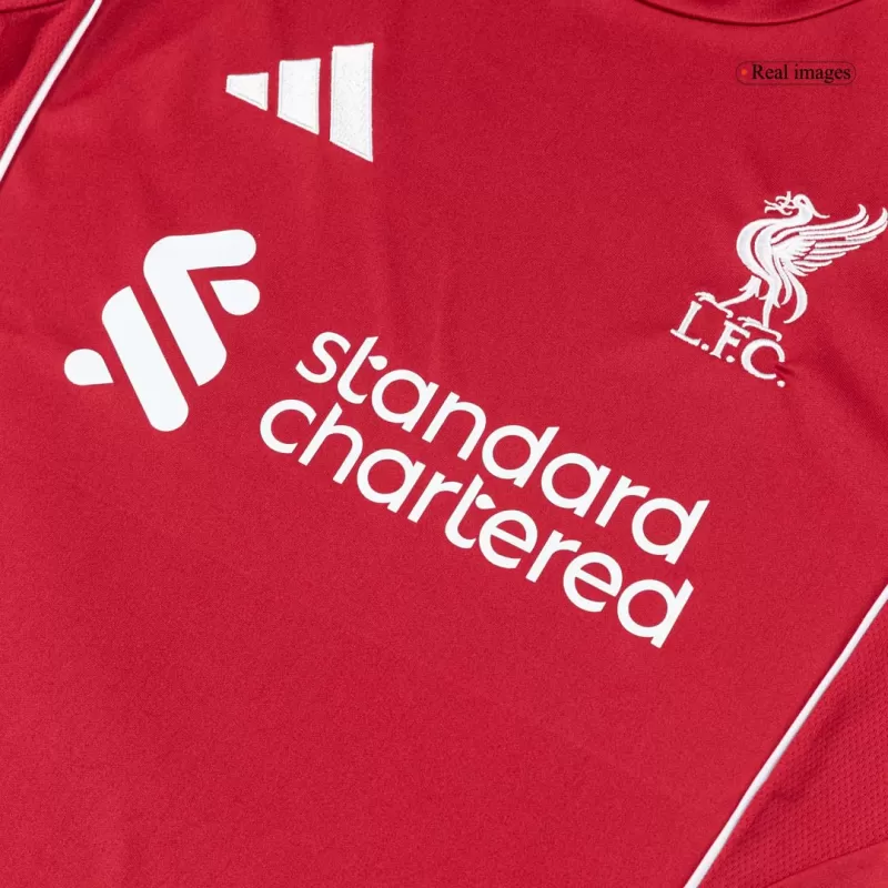 Liverpool Home Soccer Uniform Kits 2025/26 - bestsoccerstore