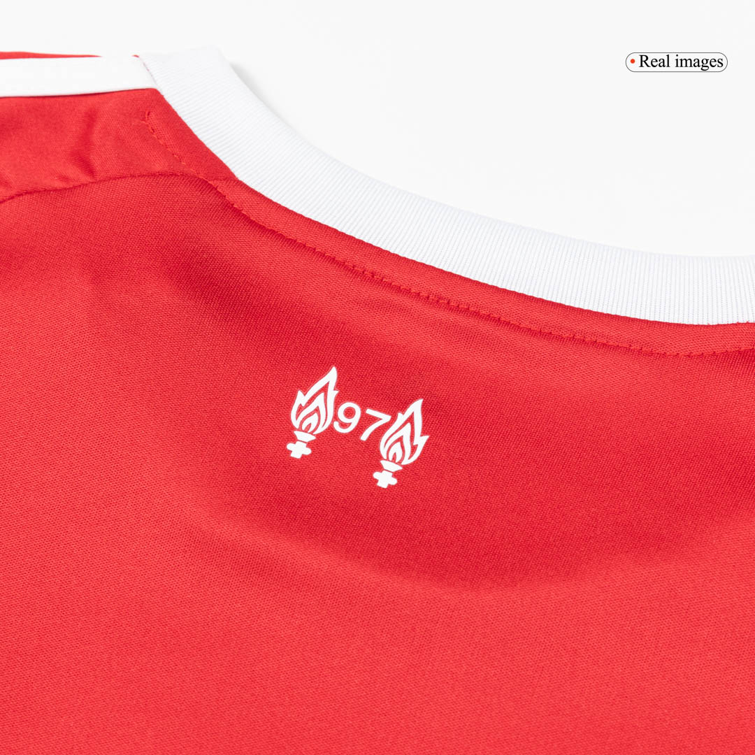 [Free]Kids Liverpool Custom Home Soccer Kits 2025/26 - bestsoccerstore