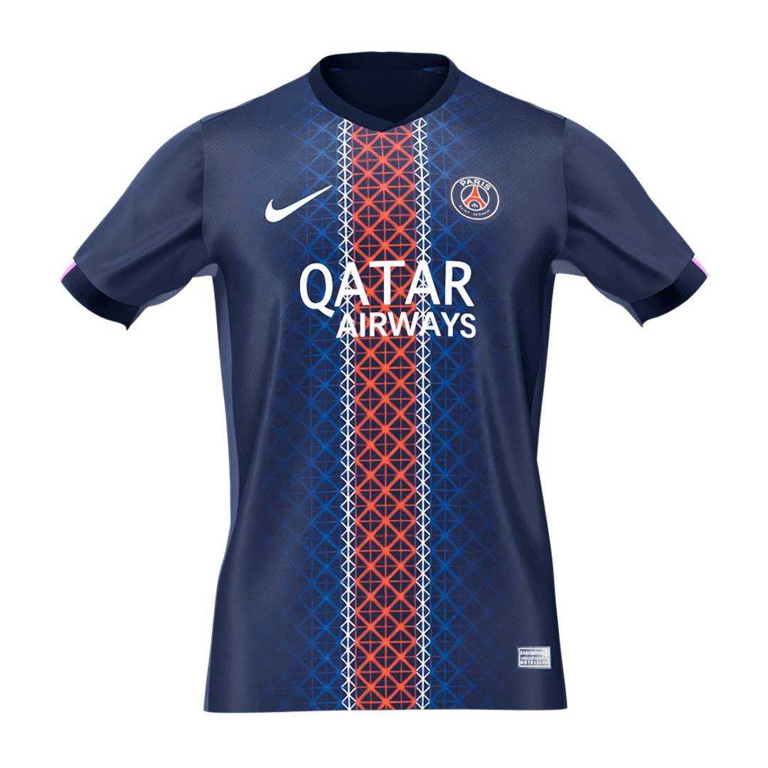 PSG Soccer Jersey Home 2025/26 Custom Shirt - bestsoccerstore