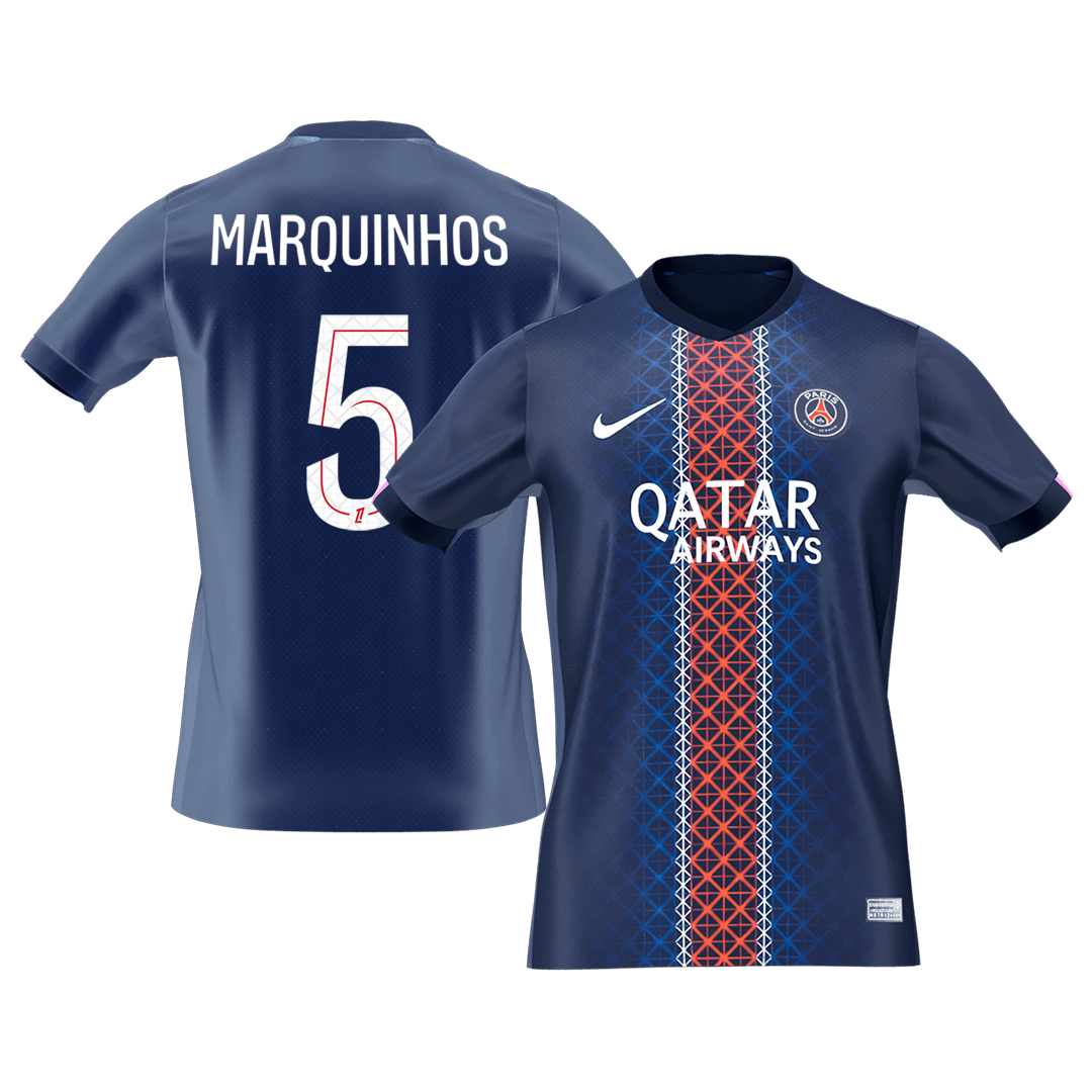 MARQUINHOS #5 PSG Soccer Jersey Home 2025/26 Shirt - bestsoccerstore