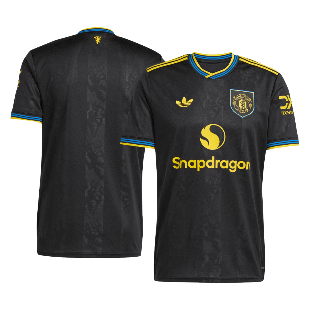 [Free]Manchester United Soccer Jersey Third Away Custom Shirt 2025/26 - bestsoccerstore