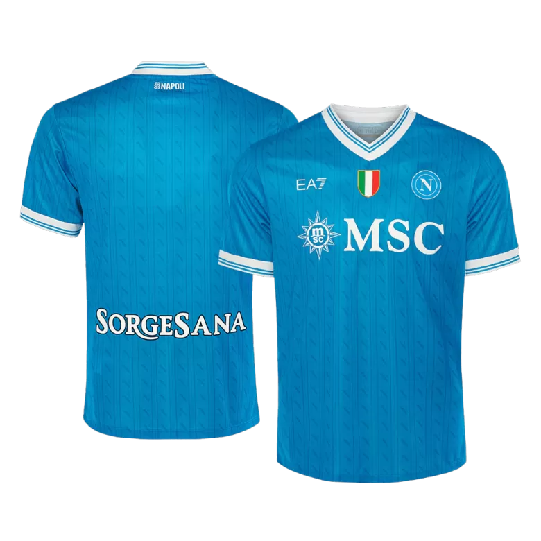 Napoli Soccer Jersey Home Custom Shirt 2025/26 - bestsoccerstore