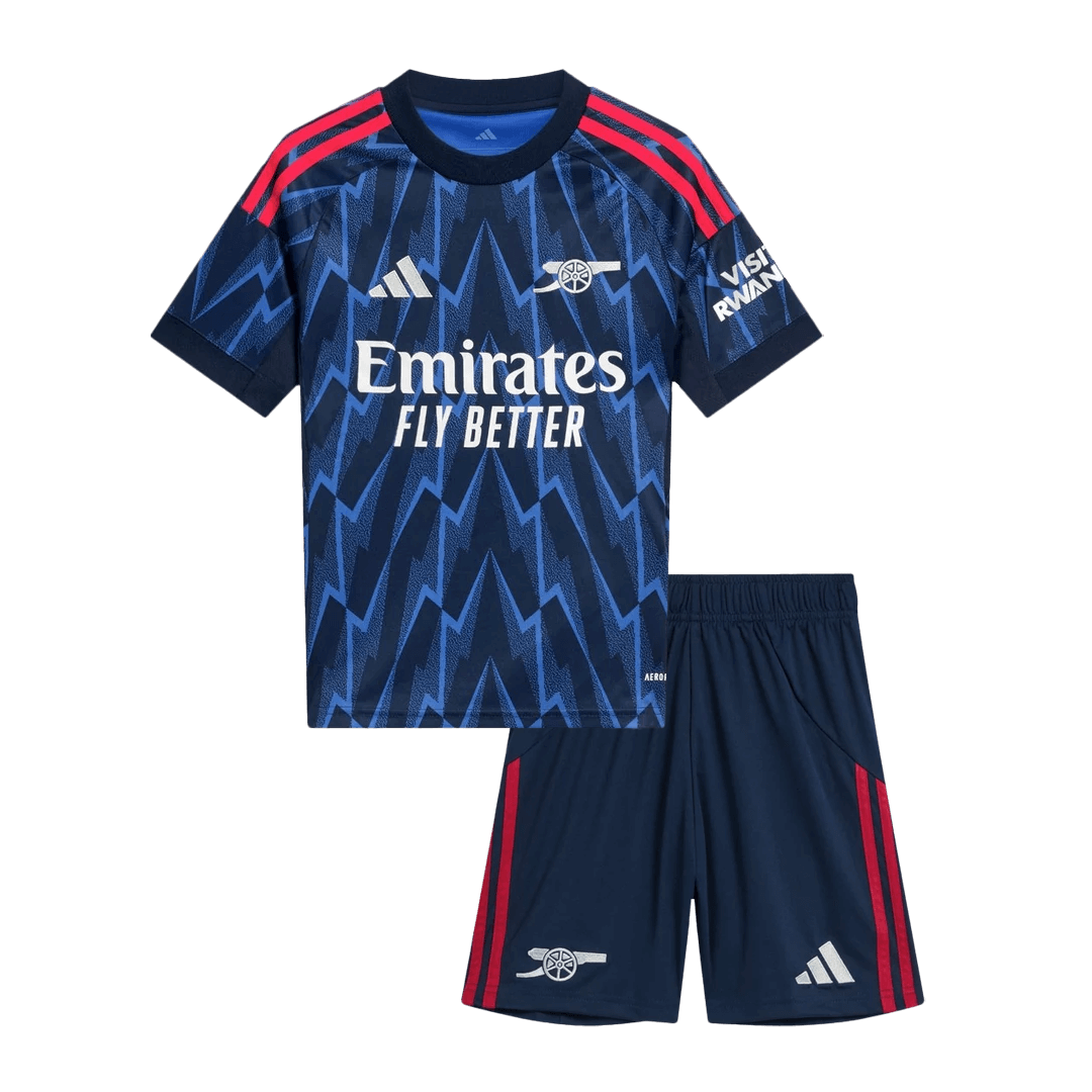 Kids Arsenal Away Custom Soccer Kits 2025/26 - bestsoccerstore