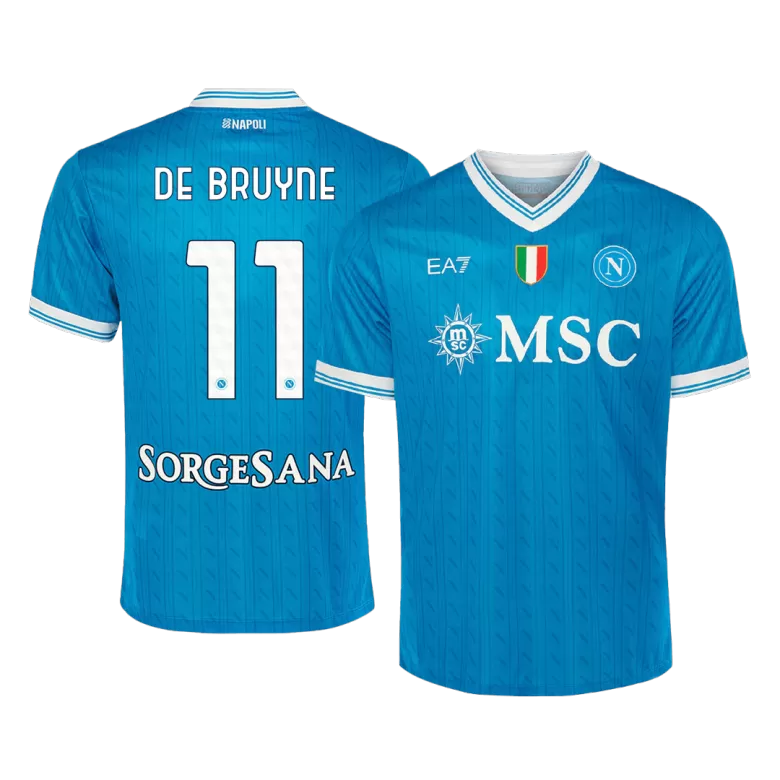 DE BRUYNE #11 Napoli Soccer Jersey Home Custom Shirt 2025/26 - bestsoccerstore