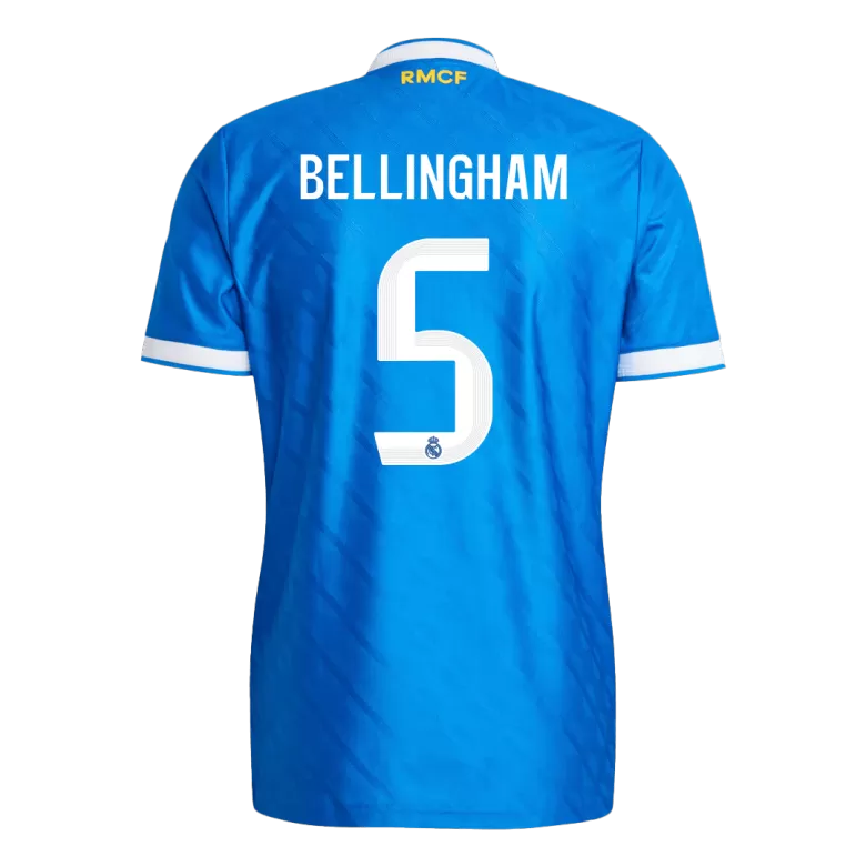 Authentic BELLINGHAM #5 Soccer Jersey Real Madrid Third Away Shirt 2025/26 - bestsoccerstore