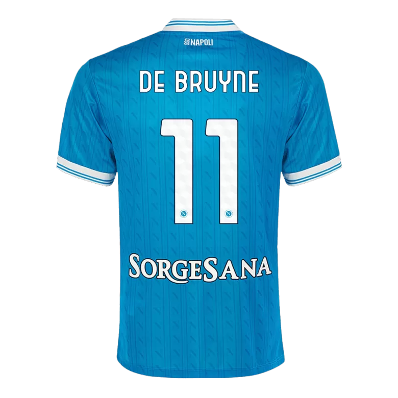 DE BRUYNE #11 Napoli Soccer Jersey Home Custom Shirt 2025/26 - bestsoccerstore