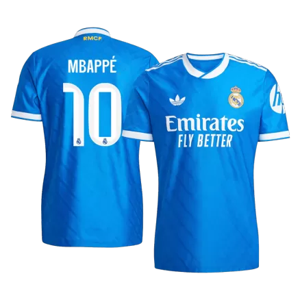 Authentic MBAPPÉ #10 Soccer Jersey Real Madrid Third Away Shirt 2025/26 - bestsoccerstore