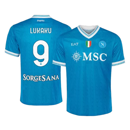 LUKAKU #9 Napoli Soccer Jersey Home Custom Shirt 2025/26 - bestsoccerstore
