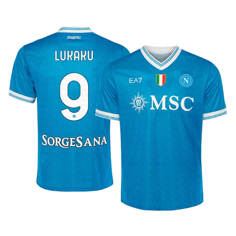 LUKAKU #9 Napoli Soccer Jersey Home Custom Shirt 2025/26 - bestsoccerstore