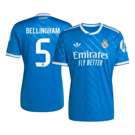 BELLINGHAM #5 Real Madrid Soccer Jersey Third Away Custom Shirt 2025/26 - bestsoccerstore