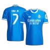 Authentic VINI JR. #7 Soccer Jersey Real Madrid Third Away Shirt 2025/26 - bestsoccerstore