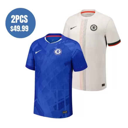 2 Pack - Authentic Chelsea 25/26 Home & Away Soccer Jersey Combination - bestsoccerstore