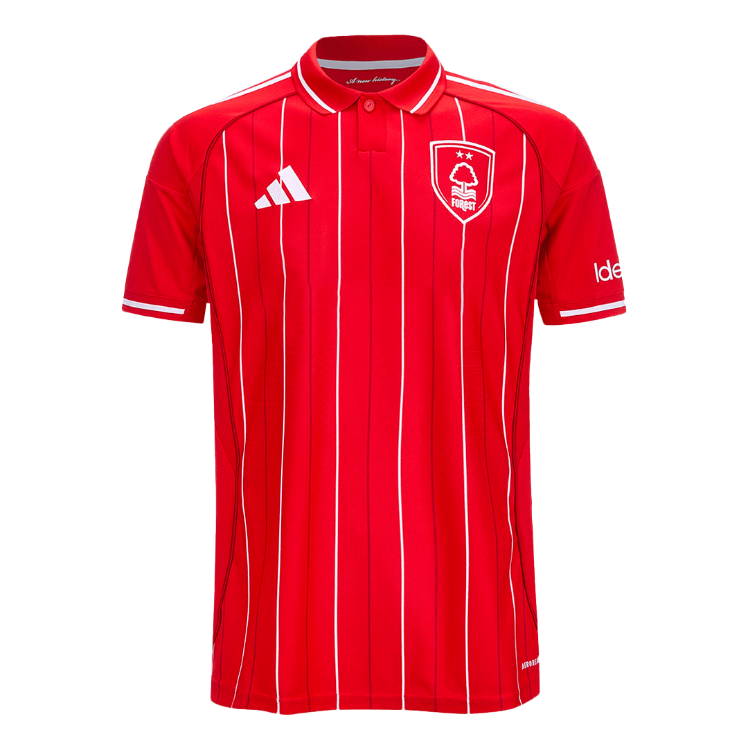 Nottingham Forest Soccer Jersey Home Custom Shirt 2025/26 - bestsoccerstore
