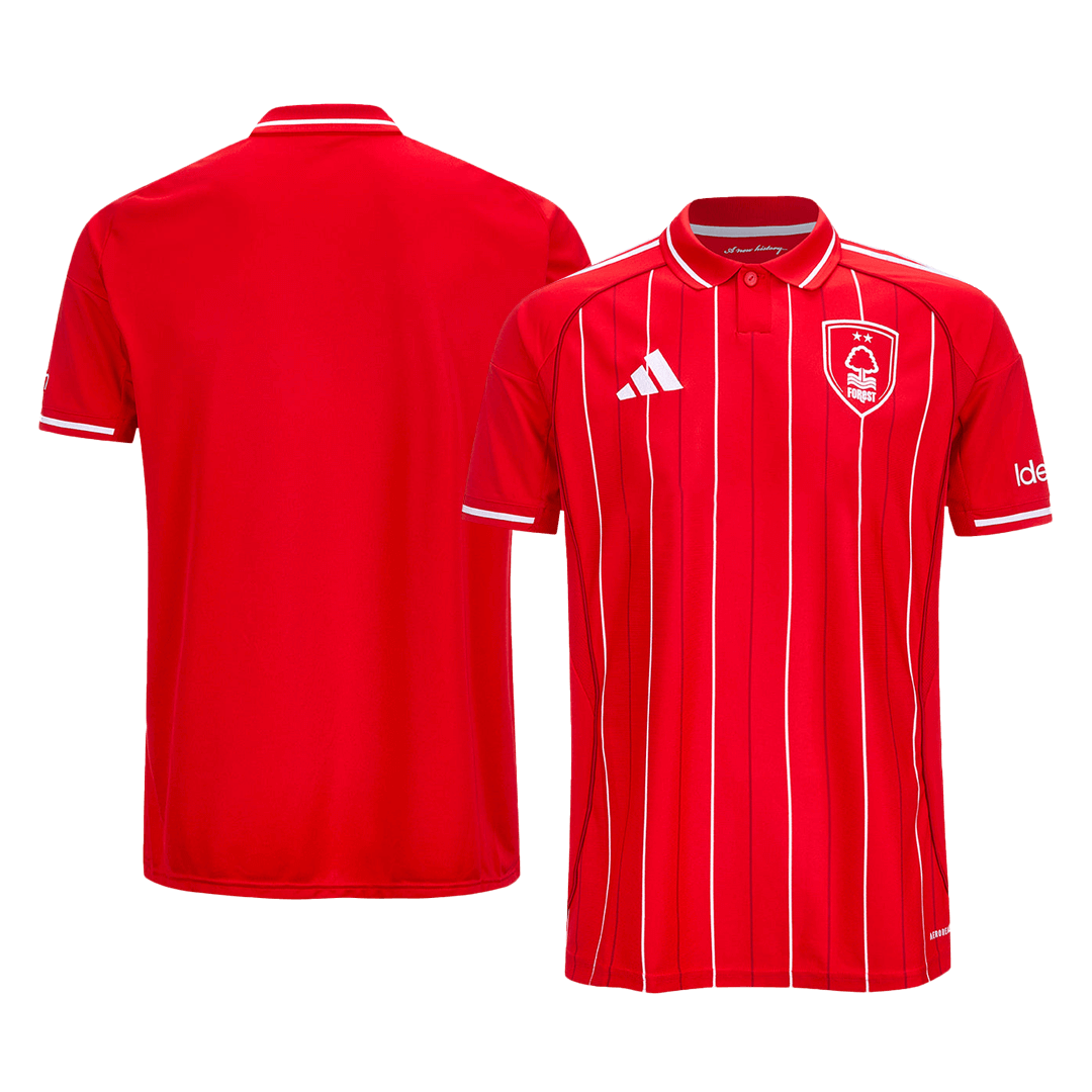 Nottingham Forest Soccer Jersey Home Custom Shirt 2025/26 - bestsoccerstore