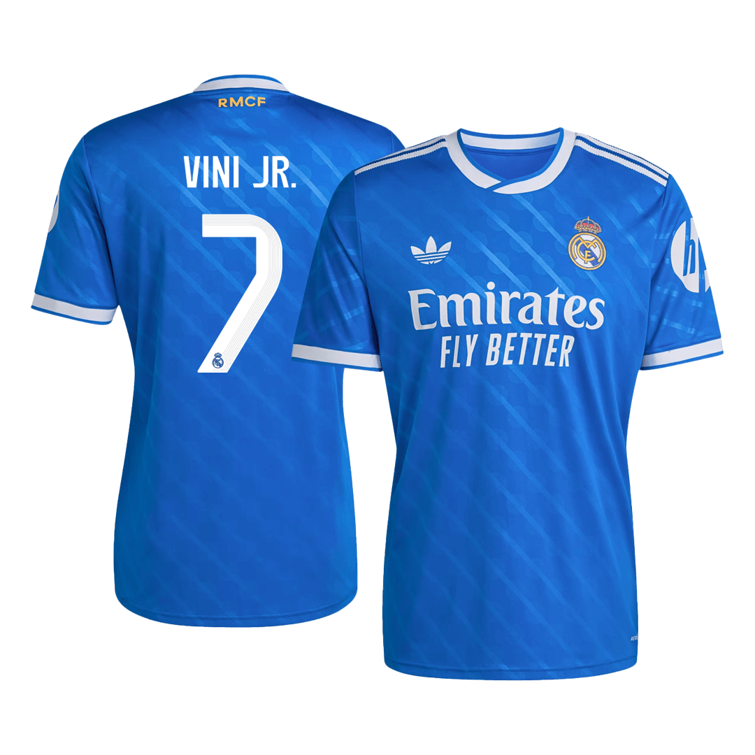 VINI JR. #7 Real Madrid Soccer Jersey Third Away Custom Shirt 2025/26 - bestsoccerstore
