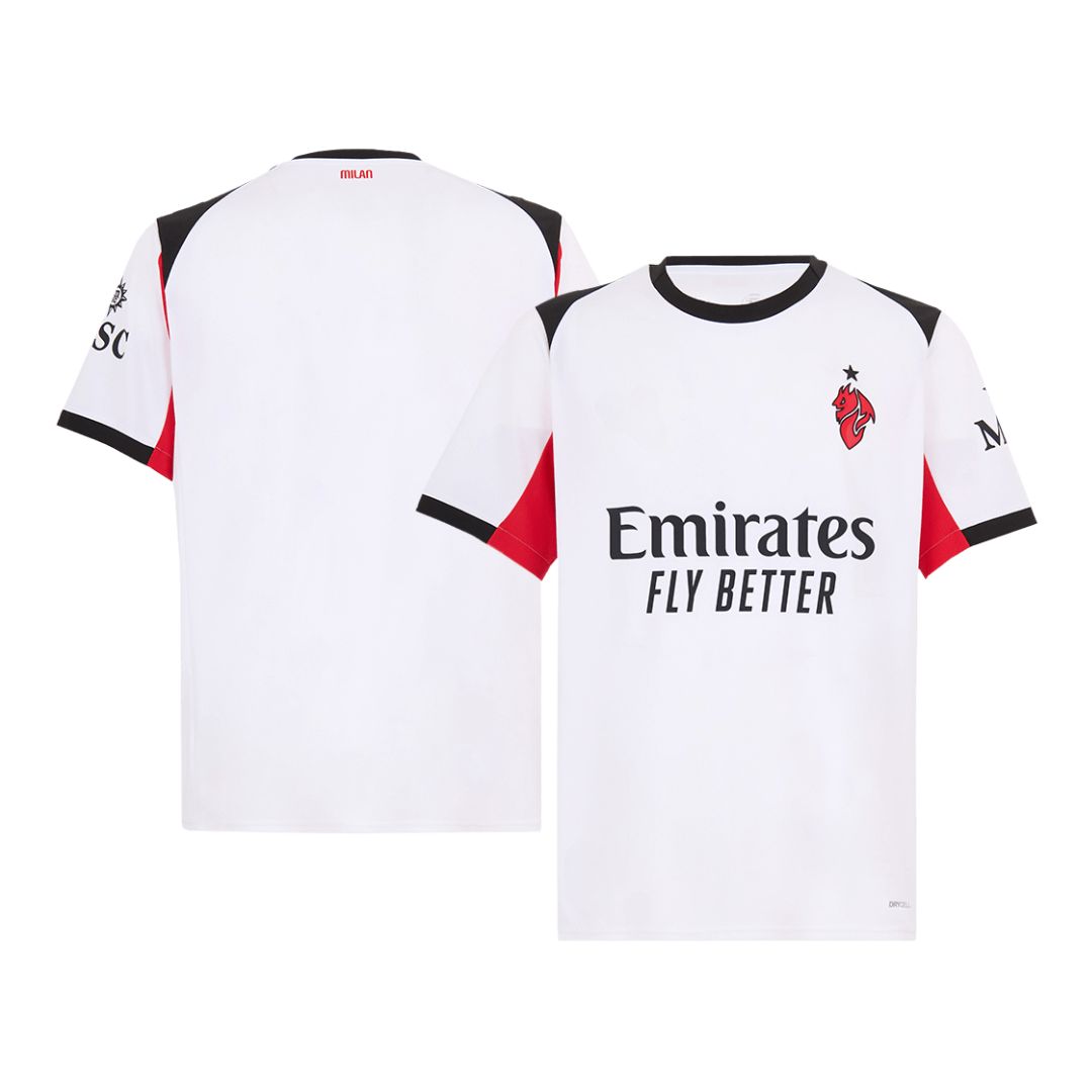 AC Milan Away Custom Player Version Soccer Jersey 2025/26 - bestsoccerstore