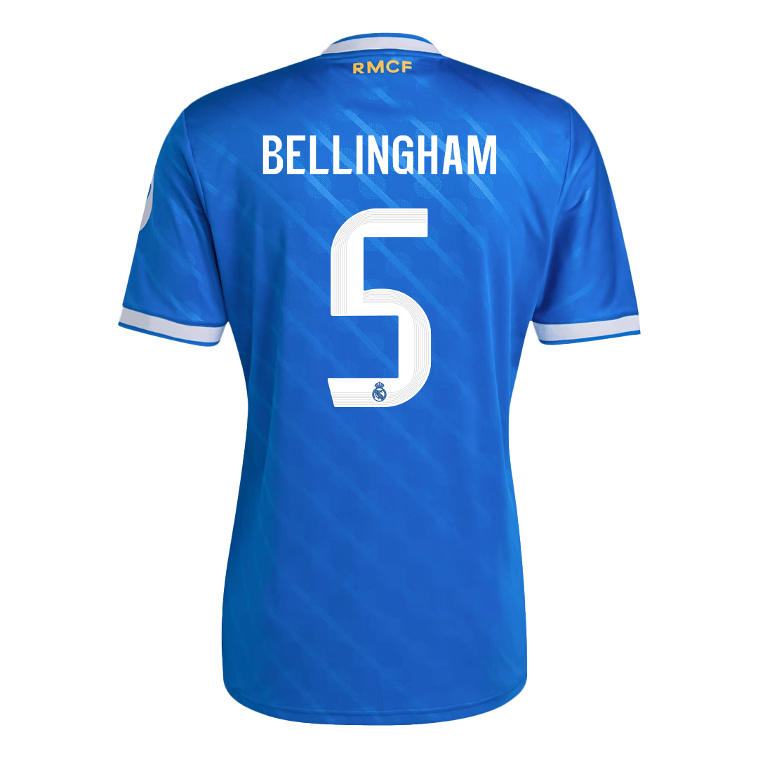 BELLINGHAM #5 Real Madrid Soccer Jersey Third Away Custom Shirt 2025/26