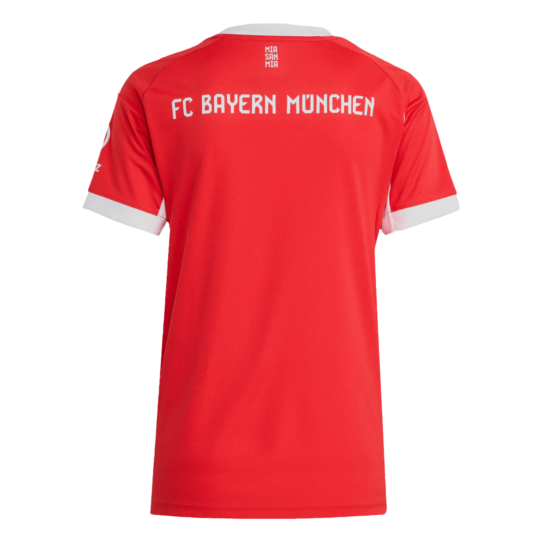 Bayern Munich Soccer Jersey Home Women's Custom Shirt 2025/26 - bestsoccerstore