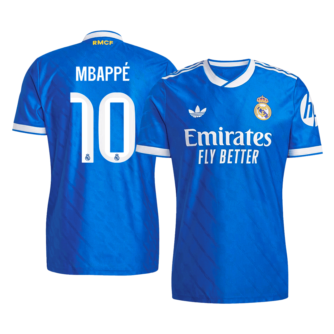 Real Madrid MBAPPÉ #10 Third Away Custom Player Version Soccer Jersey 2025/26 - bestsoccerstore