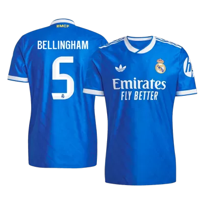 Authentic BELLINGHAM #5 Soccer Jersey Real Madrid Third Away Shirt 2025/26 - bestsoccerstore